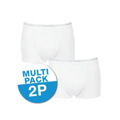 Afbeelding van sloggi men Basic Heren Boxershort 2 pack Wit Maat XXL