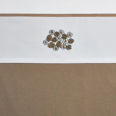 Afbeelding van Meyco Laken Ledikant Vintage Flower Taupe