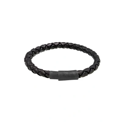 Afbeelding van Kuzzoi Basic Modern Armband, Heren, Maat: 23, Schwarz