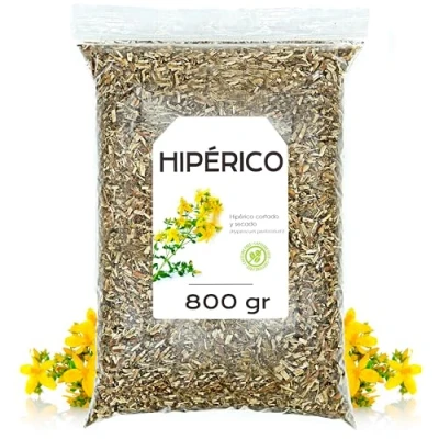 Image de Millepertuis Tisane 800 gr Infusion de Coupée et Séchée Propriétés Naturelles Plantes (800 gr)