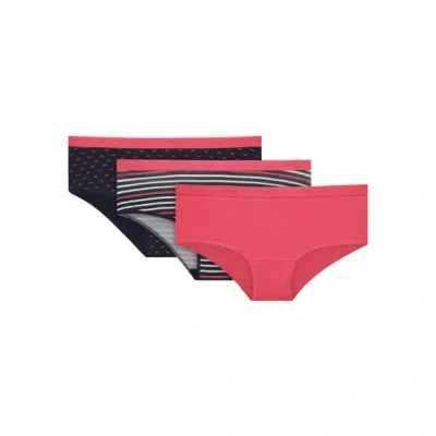 Afbeelding van Dim Boxershorts voor dames, katoen, kleuren en motieven, 3 stuks, Pretty Rose Pack, XXL