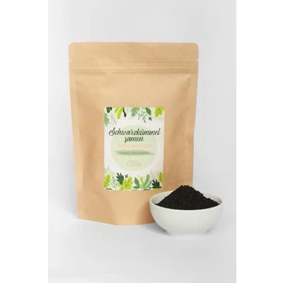 Afbeelding van Nigella Sativa 2000 g de Graines nigelle entières qualité 1A, 2 kg supérieure, naturelles, sans additifs, idéales pour la cuisine et le thé