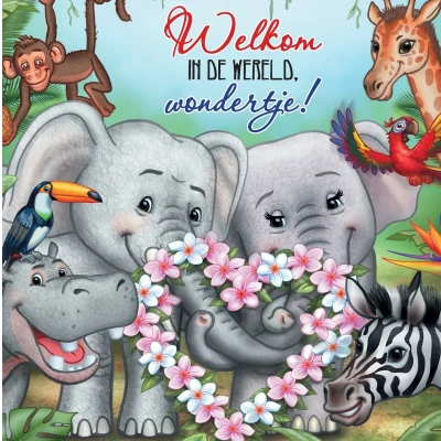 Afbeelding van Welkom in de wereld, wondertje!