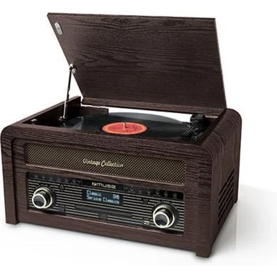 Afbeelding van Muse MT 115DAB Vintage muziekcenter met DAB+, radio, CD platenspeler en Bluetooth