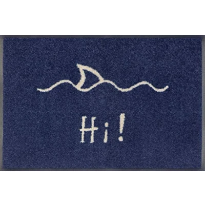 Afbeelding van wash+dry Hi! Deurmat, 40 x 60 cm, binnen en buiten, wasbaar