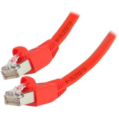 Image de Cordon RJ45 patch SSTP CAT 6 Rouge 1,00 m