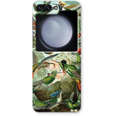 Afbeelding van Case Company® hoesje geschikt voor Samsung Galaxy Z Flip5 Haeckel Trochilidae Soft Cover Telefoonhoesje Bescherming aan alle Kanten en Schermrand