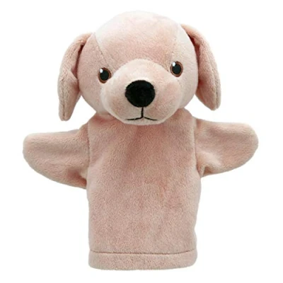 Afbeelding van The Puppet Company Mijn eerste handpop Labrador (geel)