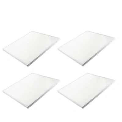 Afbeelding van Jandei Set van 4 led plafondlampen, vierkant, 60 x cm, 50 W, 6000 K, wit, slim
