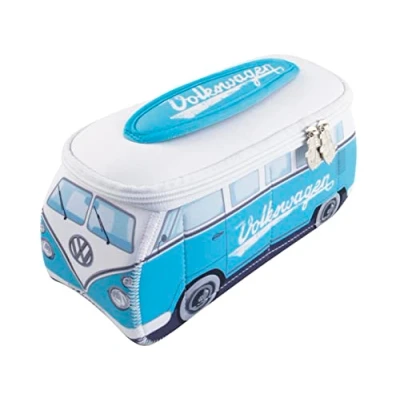 Afbeelding van BRISA VW Collection Volkswagen T1 Bus Transporter 3D Neopreen Kleine Universele Zak Turquoise