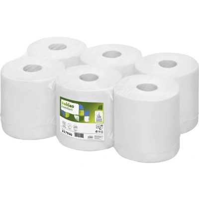 Afbeelding van Poetsrol Satino Comfort CF1 centerfeed 1 laags 275m wit 317930