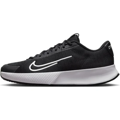 Afbeelding van NIKE Performance M Vapor LITE 2 CLY Tennisschoenen voor kleibanen, Heren, Maat: 45.5, Black/white Kunststof/ textiel