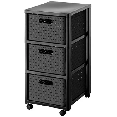 Afbeelding van Rotho Country Ladesysteem 3x18L Antraciet