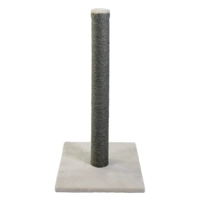 Afbeelding van Jack And Vanilla Krabpalen Krabpaal Grumpy Crème/grijs 40x40x80cm 42/0106 177599