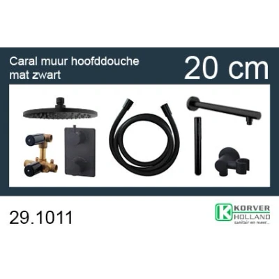 Afbeelding van Wiesbaden one pack inbouwthermostaatset rond type 302 MZ (20cm)