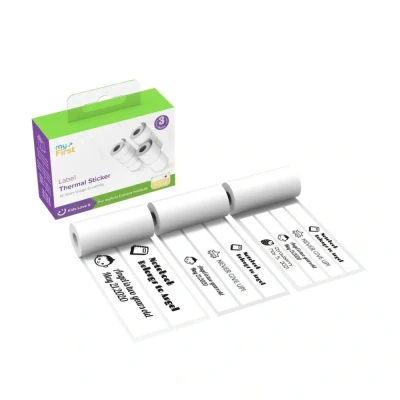 Afbeelding van MyFirst Insta Wi sticker white with strips