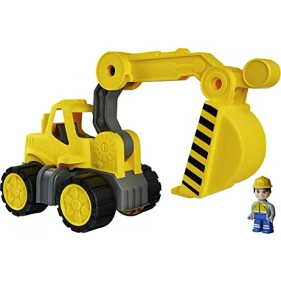 Afbeelding van BIG Power Worker Graafmachine + Figuur Zandbak Speelgoedvoertuig