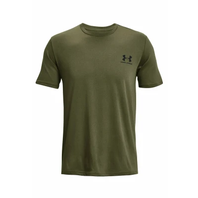 Afbeelding van Under Armour Sportstyle Tshirt basic, Heren, Maat: XS, Marine od green