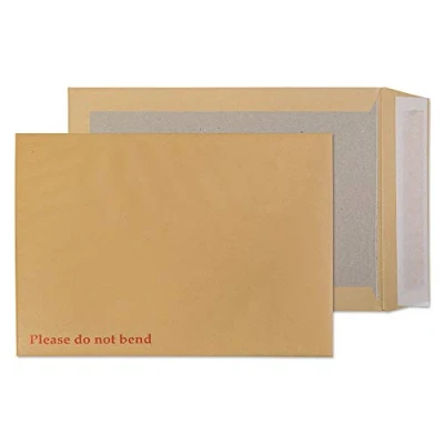 Image de Blake Premium Avant Garde C4 229 x 324 mm 130 g/m² Enveloppes Extra Fort Pochettes Dos Carton Bande Adhésive (AG0056) Cream Manille Boîte de 5