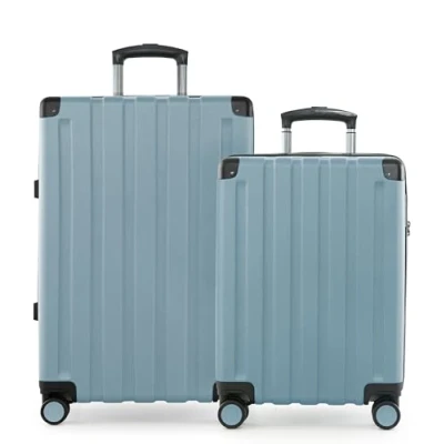 Afbeelding van HAUPTSTADTKOFFER Q Damm Hartschalenkoffer trolley, TSA, 4 rollen, Zwembad Blauw, Kofferset