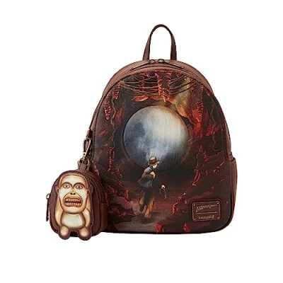 Afbeelding van Loungefly: Universal Indiana Jones Raiders Mini Rugzak met Munten Portemonnee