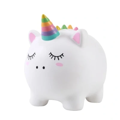 Image de Itotal Tirelire animal en plastique Licorne