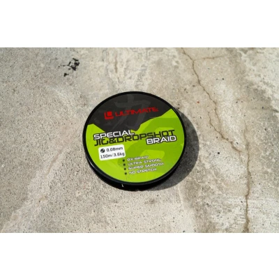 Afbeelding van Ultimate Special Jig &amp; Dropshot Braid Fluo Green 0,12mm 8kg 150m Gevlochten lijn