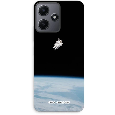 Afbeelding van Case Company® hoesje geschikt voor Xiaomi Redmi 12 Alone in Space Soft Cover Telefoonhoesje Bescherming aan alle Kanten en Schermrand