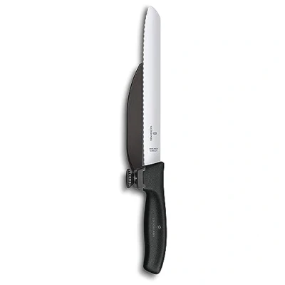 Afbeelding van Victorinox, 6.8663.21, Swiss Classic, DUX messen, extra scherpe rand, met spiraalsluiting, robuuste kunststof handgreep, zwart, gemaakt in Zwitserland, vaatwasmachinebestendig