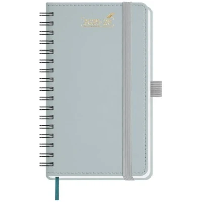 Afbeelding van BEZEND Kleine zakagenda 2025 2026, spiraalbinding, 15,5 x 9 cm, weekkalender 25 26, met dubbel schema, 1 week, 2 pagina&#039;s, 18 maanden van jul tot december 26 Zachte PU lederen omslag Nederlands