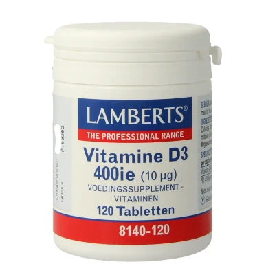 Afbeelding van Lamberts Vitamine D3 400IE 10 mcg 120 tabletten