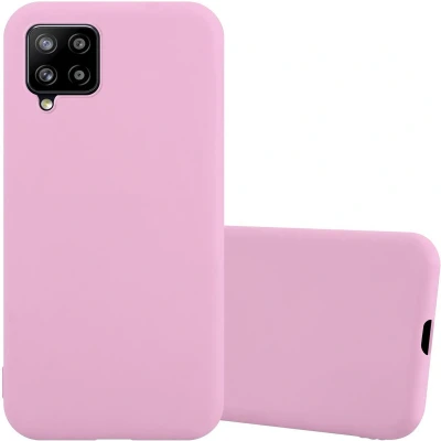 Afbeelding van Cadorabo Hoesje geschikt voor Samsung Galaxy A42 4G in CANDY ROZE Beschermhoes gemaakt van flexibel TPU silicone Case Cover