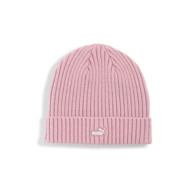 Afbeelding van Essentials Patch beanie met middelhoge kroon, Roze PUMA
