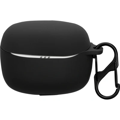 Afbeelding van kwmobile cover voor oordopjes case geschikt JBL Tune Beam 2 Trendy beschermhoes draadloze in zwart