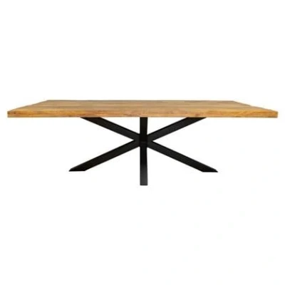 Afbeelding van eettafel Sanne industriële mangohout 240 cm