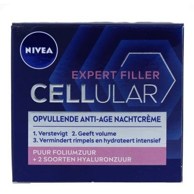 Afbeelding van Nivea Hyaluron CELLular Filler Verstevigende Nachtcrème 50ML