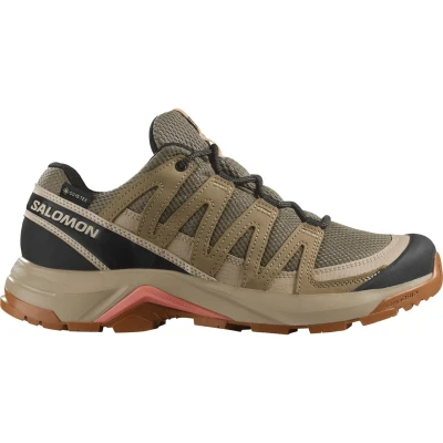 Afbeelding van Salomon Xadventure Recon GTX Outdoorschoenen, Dames, Maat: 42, Falcon/desert tan/hyma pink Leer/ synthetisch