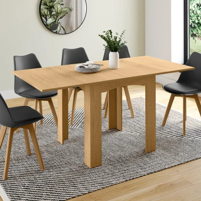 Image de Table à manger extensible DONA 6 8 personnes hêtre 80 160cm