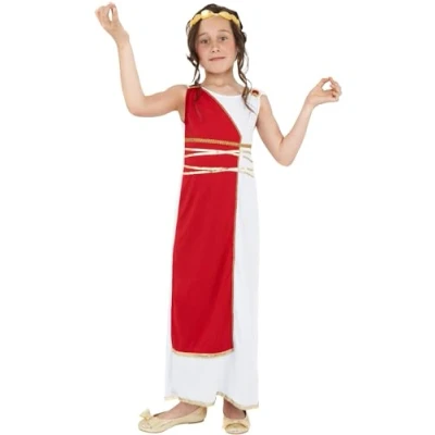 Image de Déguisement Déesse Grecque Rouge Fille 10/12 ANS 38775L Smiffys