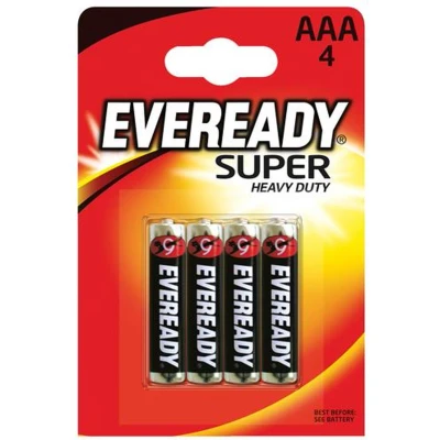 Afbeelding van Energizer Eveready Super Heavy Duty AAA batterijen 4 stuks