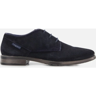 Afbeelding van Bugatti Licio Eco Veterschoenen blauw Suede Maat 44
