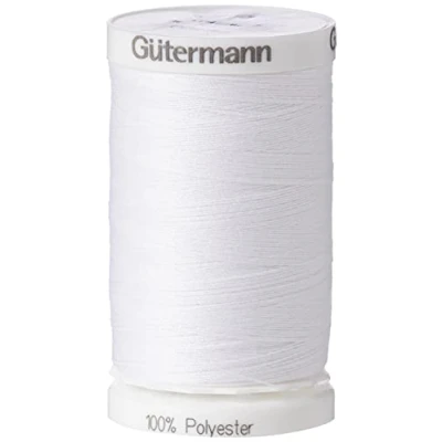 Afbeelding van Gutermann Naaigaren van polyester, wit, 500 m x 3,5 cm