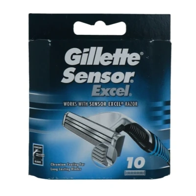 Afbeelding van Gillette Sensor Excel Scheermesjes 10 Stuks