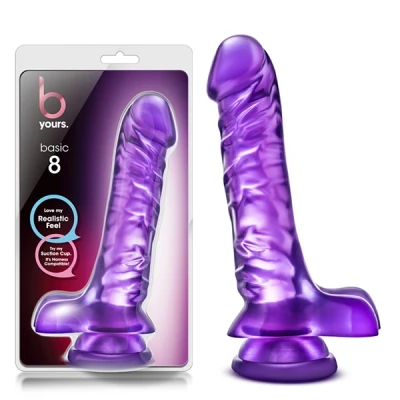 Afbeelding van Dildo B Yours Basic 8 Paars