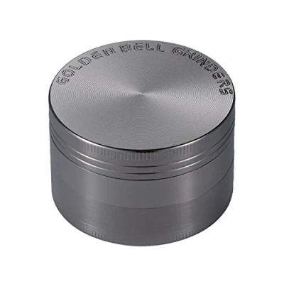 Afbeelding van LIHAO pollen Grinder Crusher voor tabak, specerijen, kruiden, koffie, 4 delige set met schraper (nikkel zwart)