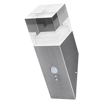 Afbeelding van LEDVANCE Wand en plafondarmatuur LED: voor muur, ENDURA STYLE CRYSTAL / 5 W, 220…240 V, Warm wit, 3000 K, body materiaal: steel, IP44