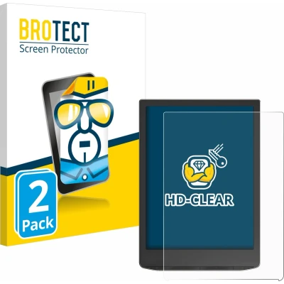 Afbeelding van BROTECT Screenprotector voor PocketBook InkPad 4 Folie Beschermfolie transparant (2 Stuks)