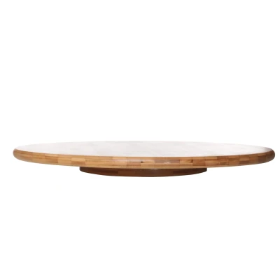 Afbeelding van Cosy &amp; Trendy Draaiplateau Bamboe ø 50 cm