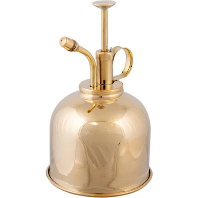 Afbeelding van Esschert Design plantenspuit/vernevelaar metaal/goud 280 ml
