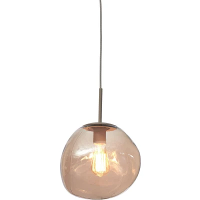 Afbeelding van it&#039;s about RoMi Hanglamp Helsinki Bruin 26x26x37.5cm Modern Hanglampen Eetkamer, Slaapkamer, Woonkamer